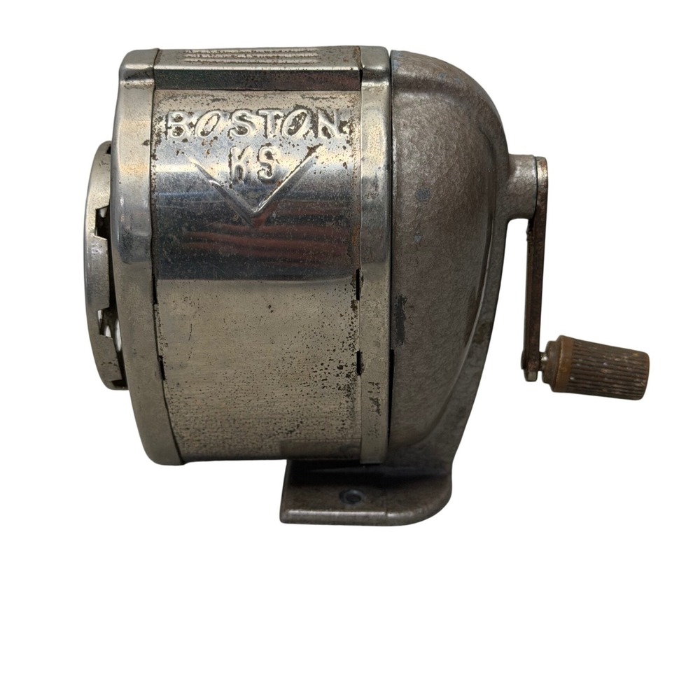 VTG Boston‎ KS Manual Pencil Sharpener Metal 8 Hole Desk Wall Mount Industrial